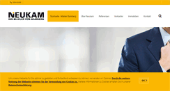 Desktop Screenshot of neukam-immobilien.de