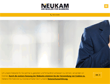 Tablet Screenshot of neukam-immobilien.de